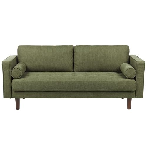 Ensemble De Salon 6 Places En Tissu Vert Nurmo