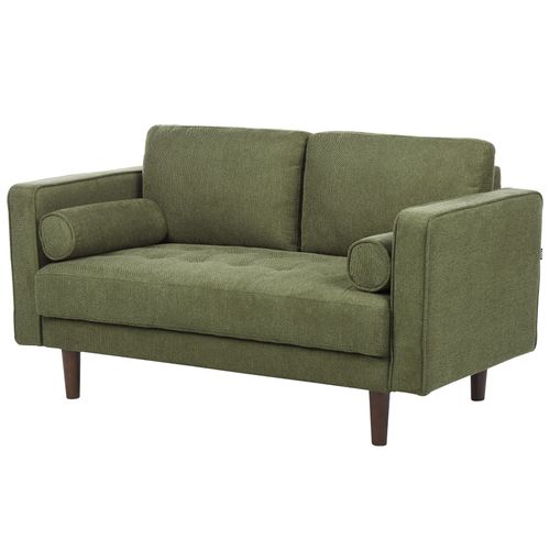 Ensemble De Salon 6 Places En Tissu Vert Nurmo