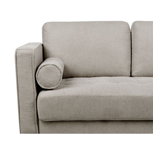 Canapé 2 Places En Tissu Taupe Nurmo