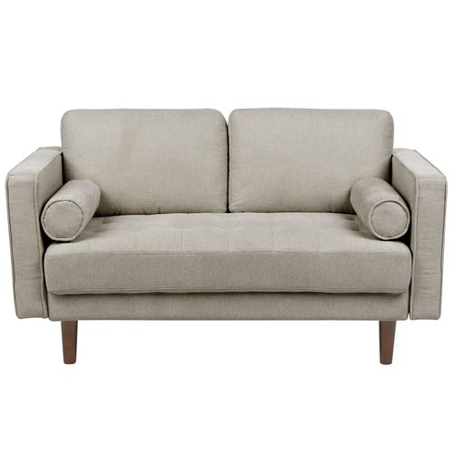 Ensemble De Salon 3 Places En Tissu Taupe Nurmo