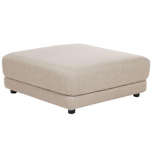 Canapé 3 Places Avec Ottoman En Tissu Beige Sigtuna