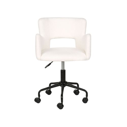 Chaise De Bureau Bouclé Blanc Cassé Sanilac