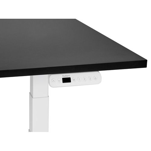 Table à Hauteur Ajustable Électrique 120 X 72 Cm Noir Destines