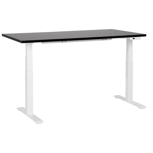 Table à Hauteur Ajustable Électrique 160 X 72 Cm Noir Destines