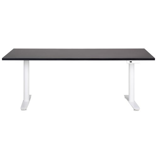 Table à Hauteur Ajustable Électrique 180 X 80 Cm Noir Destin Iv
