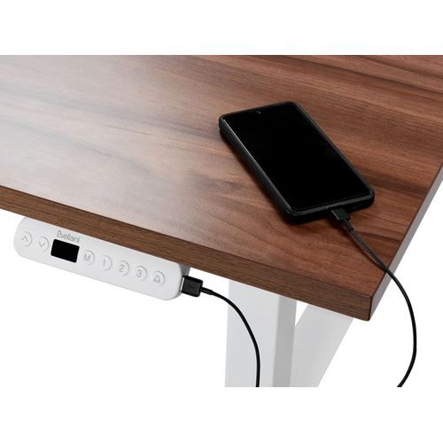 Table à Hauteur Ajustable Électrique 180 X 80 Cm Noir Destin Iv