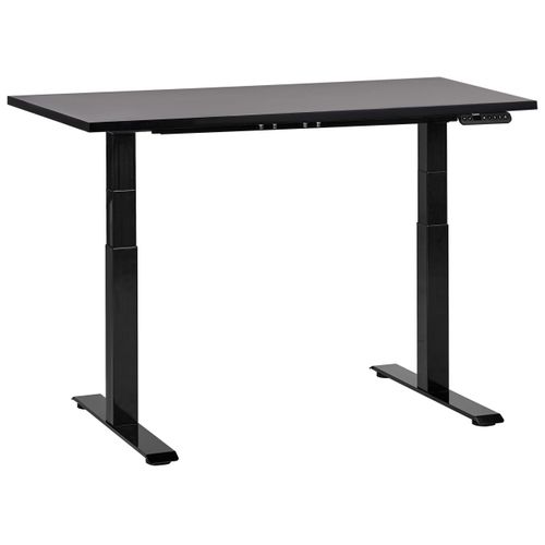 Table à Hauteur Ajustable Électrique 120 X 72 Cm Noir Destines
