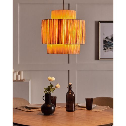 Lampe Suspendue En Feuilles De Palmier Naturel Magech