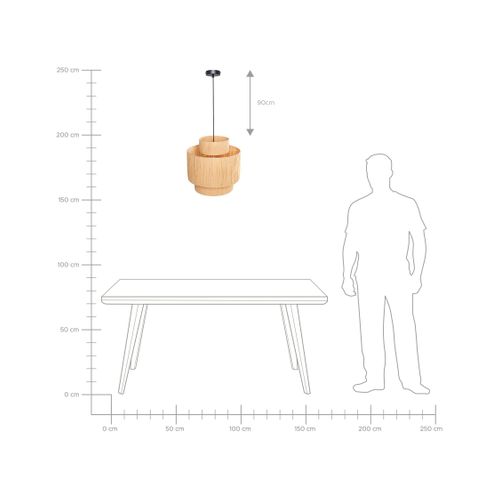 Lampe Suspendue En Feuilles De Palmier Naturel Magech