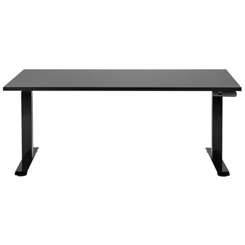 Table à Hauteur Ajustable Électrique 160 X 72 Cm Noir Destines
