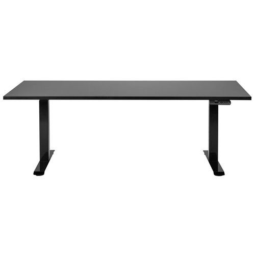 Table à Hauteur Ajustable Électrique 180 X 80 Cm Noir Destines