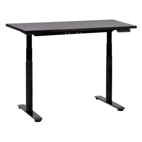 Table à Hauteur Ajustable Électrique 120 X 72 Cm Noir Destin Iv