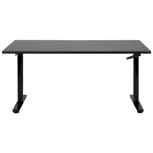 Table à Hauteur Ajustable Manuel 160 X 72 Cm Noir Destin Iv