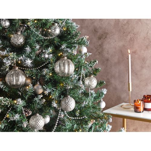 Boules De Noël Set De 6 Argenté Argentin