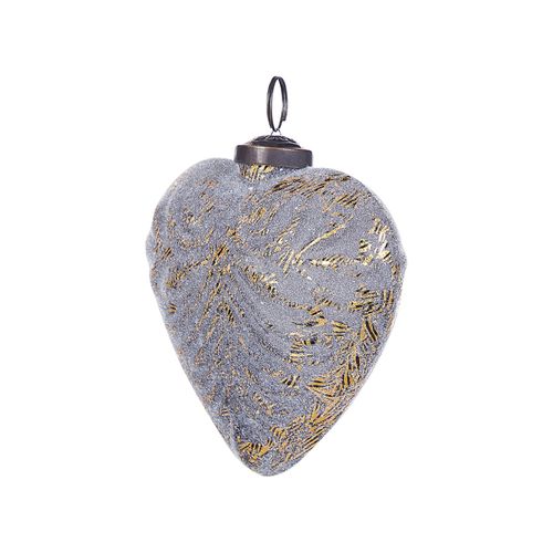 Boules De Noël Set De 4 Gris Feriable