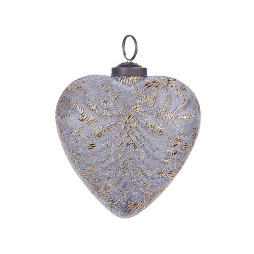 Boules De Noël Set De 4 Gris Feriable