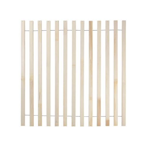 Lit Avec LED Rotin Varzy 180 X 200 Cm Marron