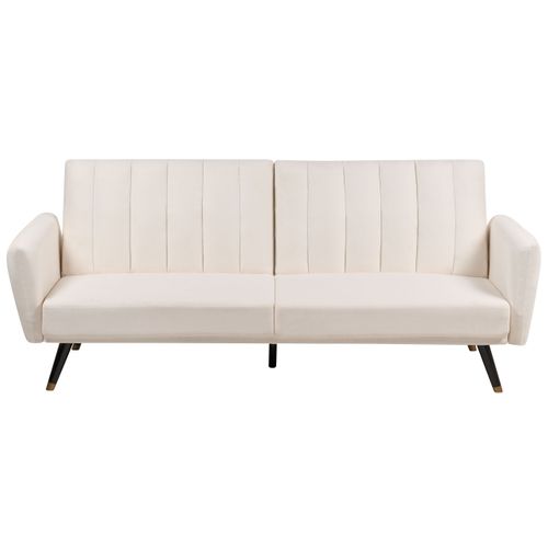 Canapé 3 Places En Tissu Beige Clair Vimmerby