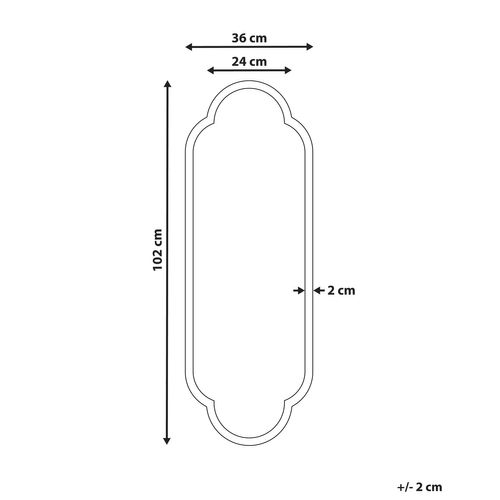Miroir 102 Cm Noir Trouy