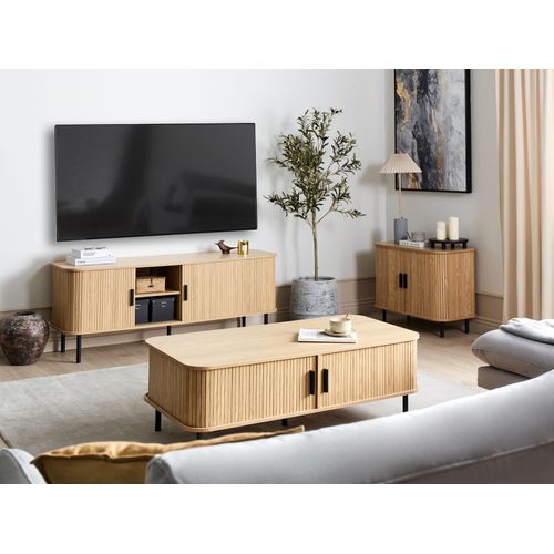 Meuble TV Bois Clair Bradley