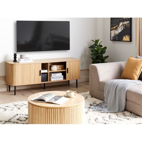 Meuble TV Bois Clair Bradley