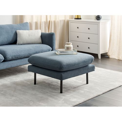 Pouf Ottoman 70 X 70 Cm Bleu Vinterbro