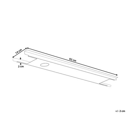 Goulotte Passe Câbles Pour Bureau Électrique Ajustable Blanc Tracie