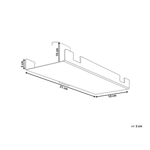 Goulotte Passe Câbles Pour Bureau Ajustable Manuel Blanc Tracie