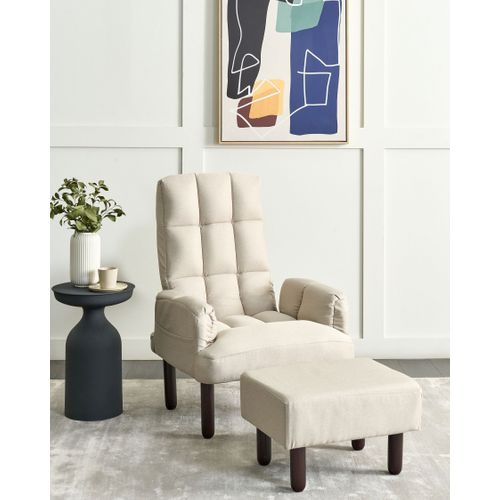 Fauteuil Beige Clair Oland