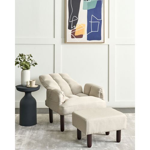 Fauteuil Beige Clair Oland