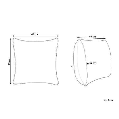 Coussin Beige Tamnine 45 X 45 Cm