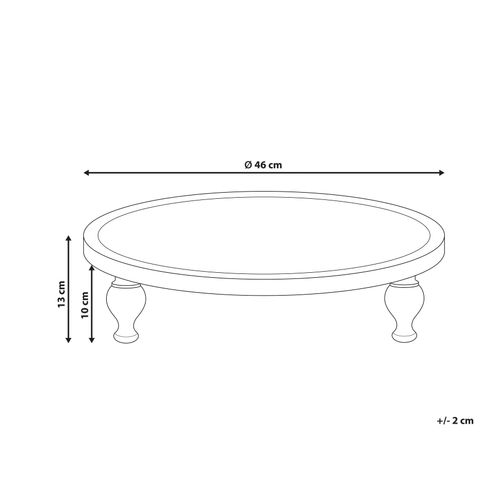 Présentoir à Gâteaux En Bois De Manguier Clair Luksor