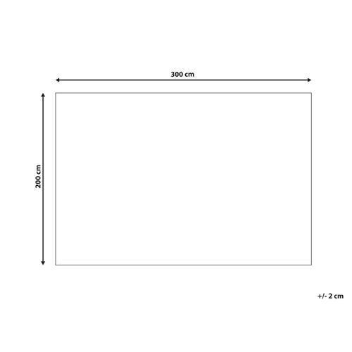 Tapis En Viscose 200 X 300 Cm Noir Et Blanc Rumra