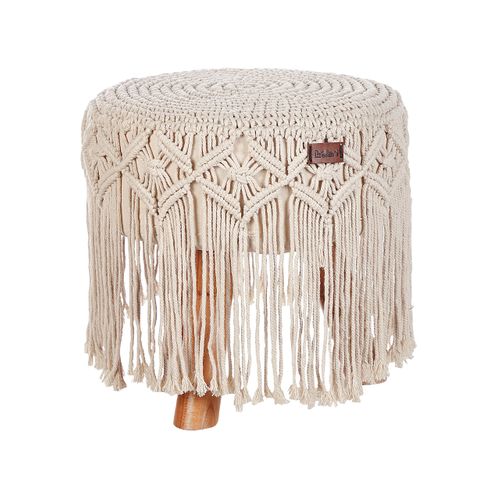 Tabouret Repose-pieds Beige Nawabad