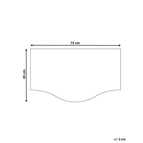 Paillasson 45 X 75 Cm En Fibre De Coco Naturel Et Noir Pulag