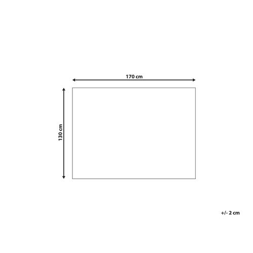 Couverture Dragan Coton 130 X 170 Cm Beige Clair