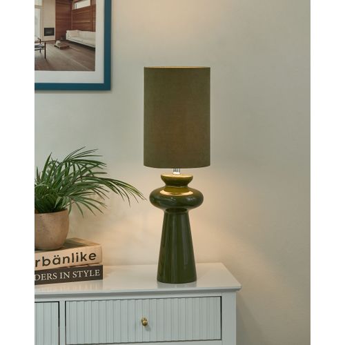 Lampe à Poser Oteros Vert Olive