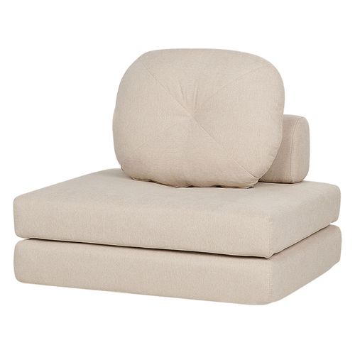 Canapé Simple En Tissu Beige Olden