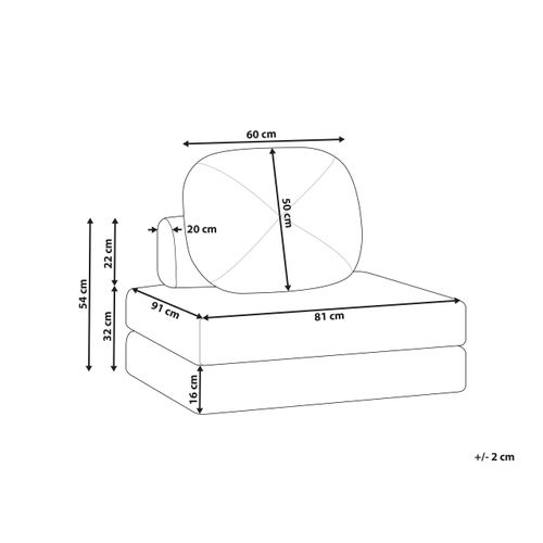 Canapé Simple En Tissu Beige Olden
