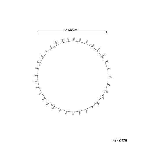 Tapis Rond En Jute D 120 Cm Multicolore Zanavi