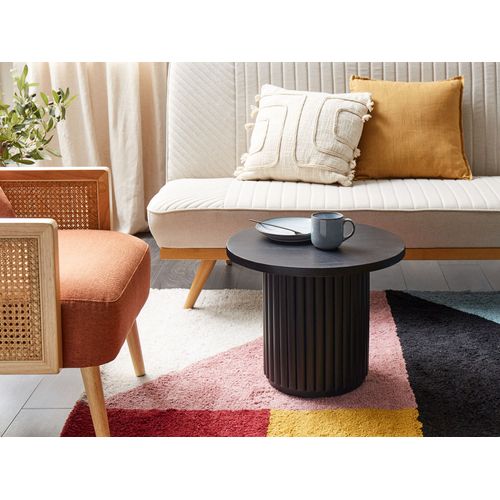 Bout De Canapé En Bois De Manguier Noir Lemont