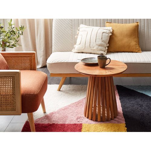 Bout De Canapé En Bois D'acacia Foncé Mesilla