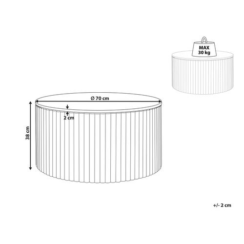 Table Basse Avec Rangement En Bois De Manguier Noir Kirkwood