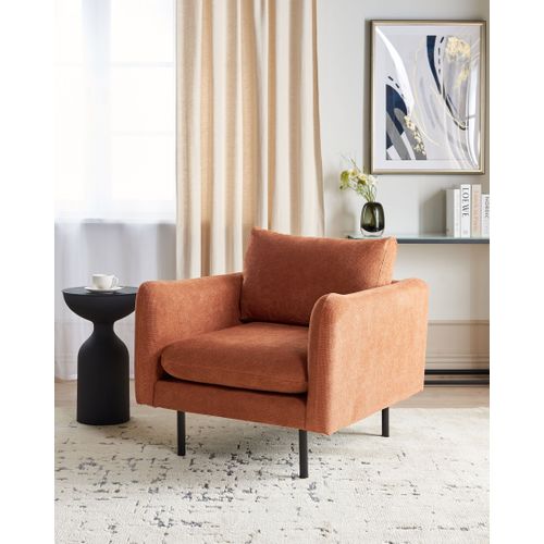 Tissu Chenille Fauteuil Marron Doré Vinterbro