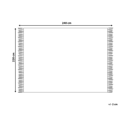 Couverture 240 X 220 Cm Beige Chaohani