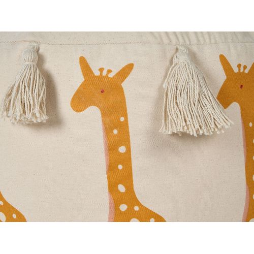 Pouf 45 X 25 Cm Beige Kartee