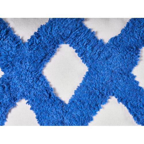 Lot De 2 Coussins Coton Blanc Hazel 45 X 45 Cm