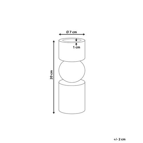 Bougeoir En Marbre Blanc Ioannina