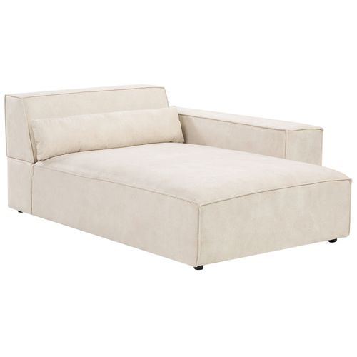 Chaise Longue Côté Gauche Beige Hellnar