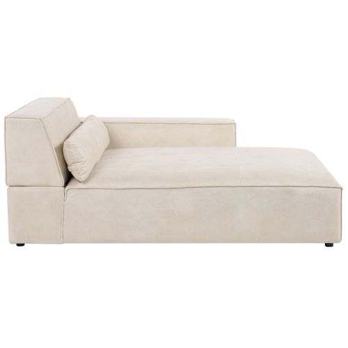 Chaise Longue Côté Gauche Beige Hellnar
